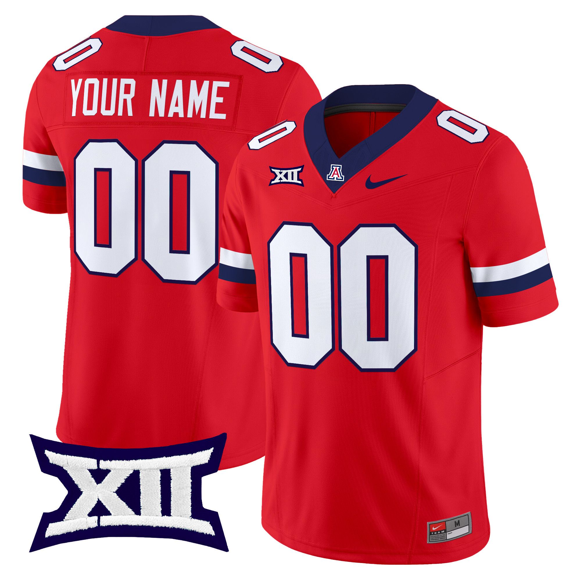 Men Arizona Wildcats Red Nike 2024 Vapor Limited Custom NCAA Jersey style 1->customized ncaa jersey->Custom Jersey